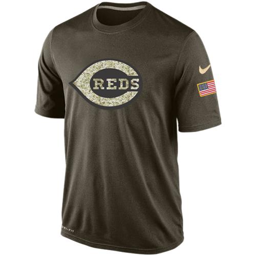Men's Cincinnati Reds Salute To Service Nike Dri-FIT T-Shirt