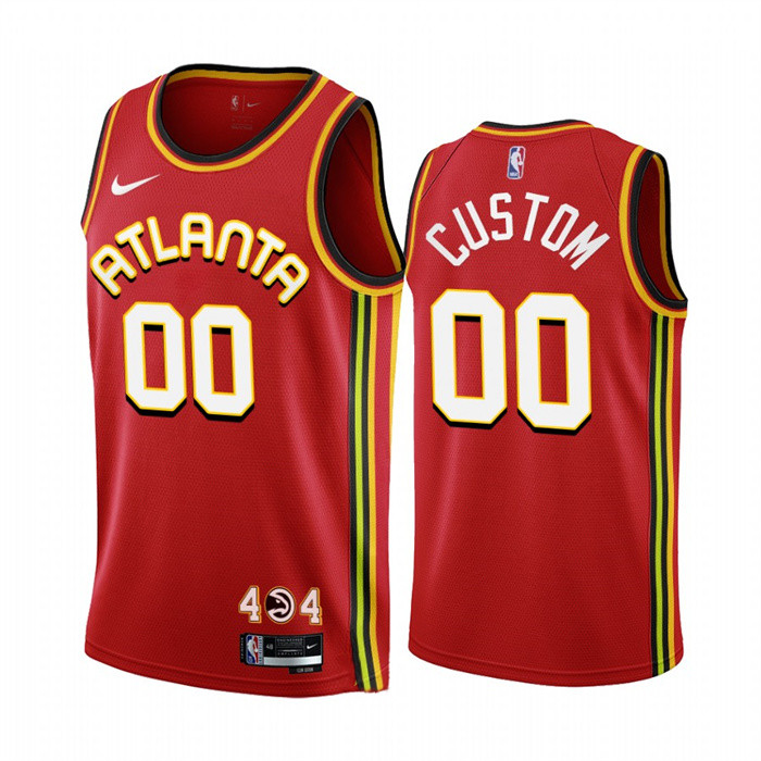 Youth Atlanta Hawks Active Player Custom Red Icon Edition Stitched Jersey