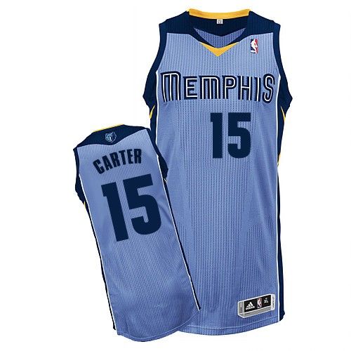 Revolution 30 Grizzlies #15 Vince Carter Light Blue Stitched NBA Jersey