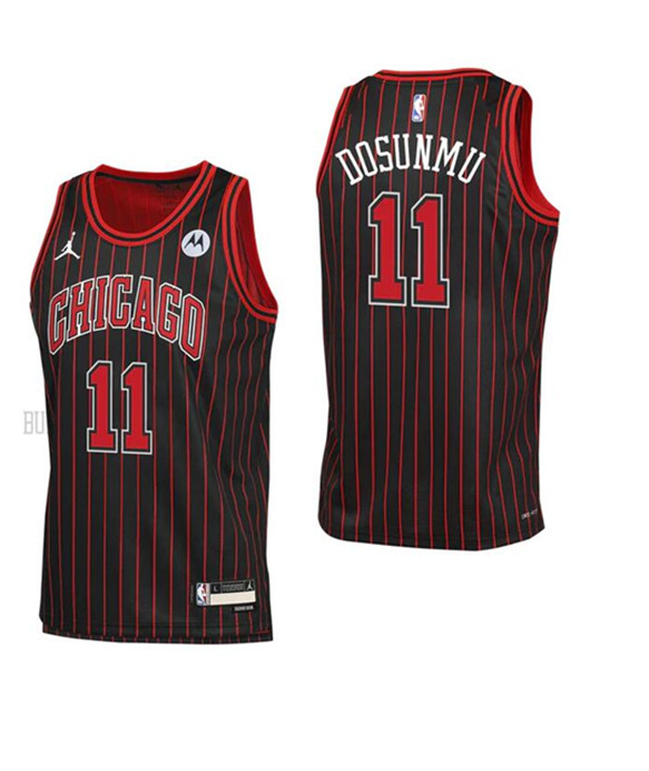 Men's Chicago Bulls Active Player Custom Black Stitched Basketball Jersey