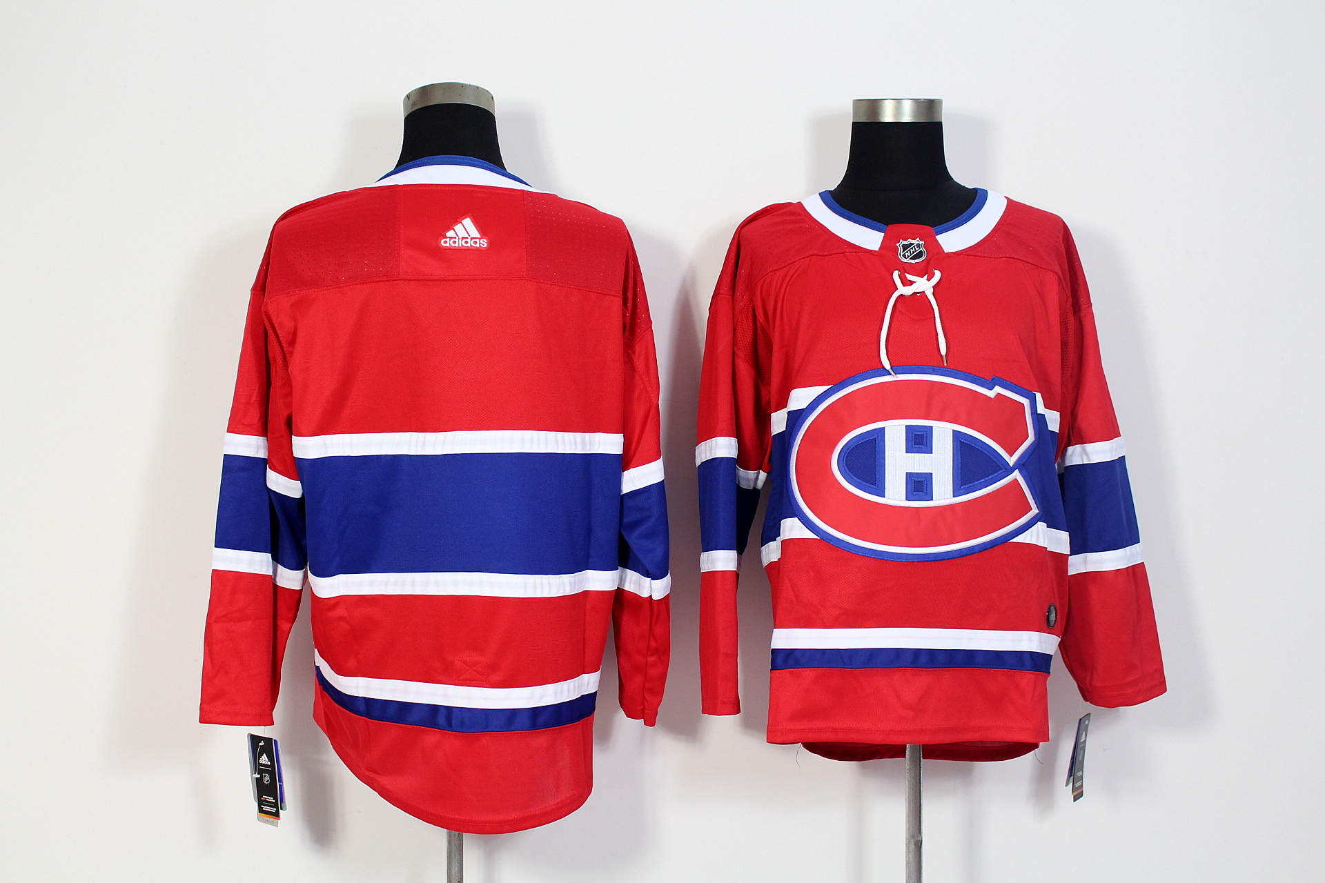 Men's Adidas Montreal Canadiens Red Stitched NHL Jersey