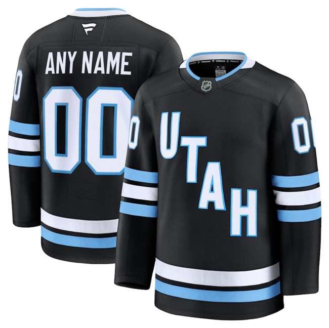 Youth Utah Hockey Club Active Player Custom Navy Stitched Hockey Jersey