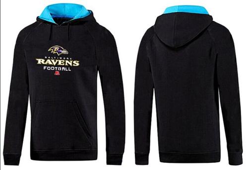 Baltimore Ravens Critical Victory Pullover Hoodie Black & Blue