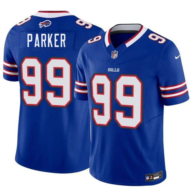Men's Buffalo Bills #99 T.J. Parker Blue 2026 Draft F.U.S.E. Vapor Untouchable Limited Stitched Football Jersey