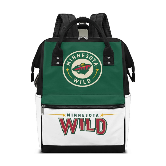 Minnesota Wild 2026 Diaper Bag/Backpack(Pls Check Description For Details)