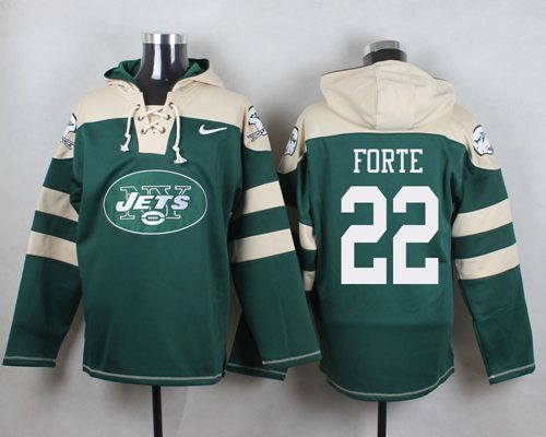 Nike Jets #22 Matt Forte Green Player Pullover NFL Hoodie