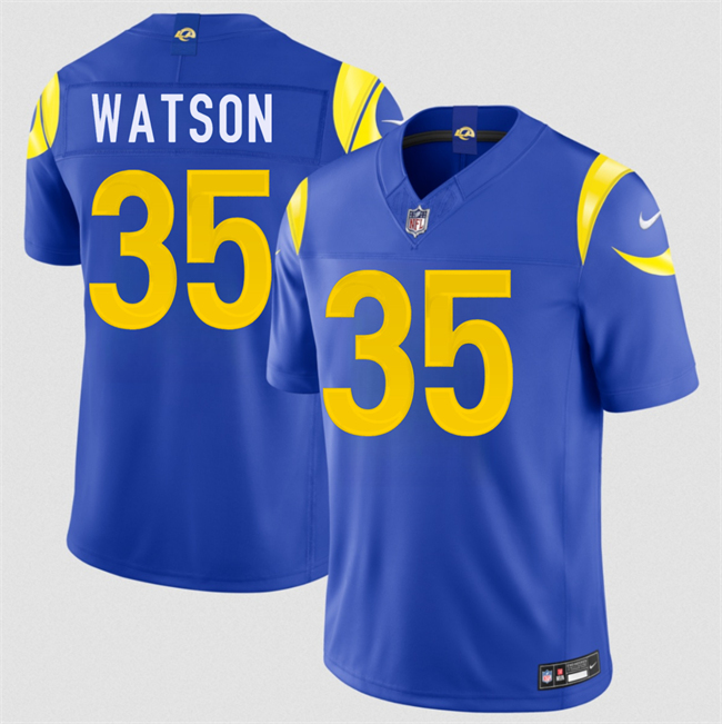 Men's Los Angeles Rams #35 Jaylen Watson Royal 2026 F.U.S.E. Vapor Limited Stitched Football Jersey