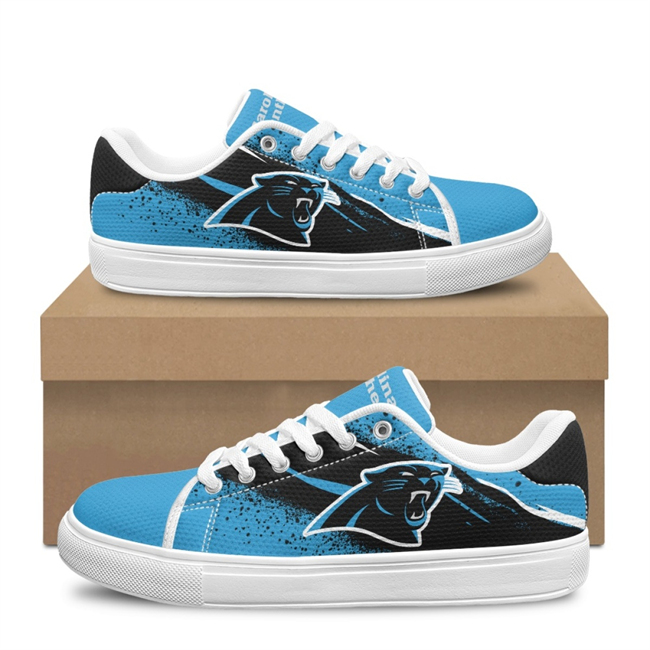 Women's Carolina Panthers Low Top Casual Sneakers/Shoes 001
