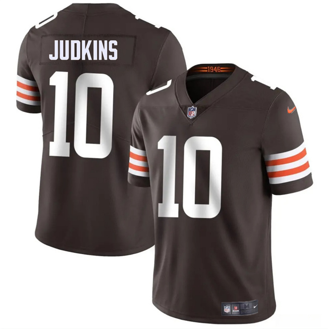 Youth Cleveland Browns #10 Quinshon Judkins Brown 2025 Draft Vapor Untouchable Limited Stitched Football Jersey