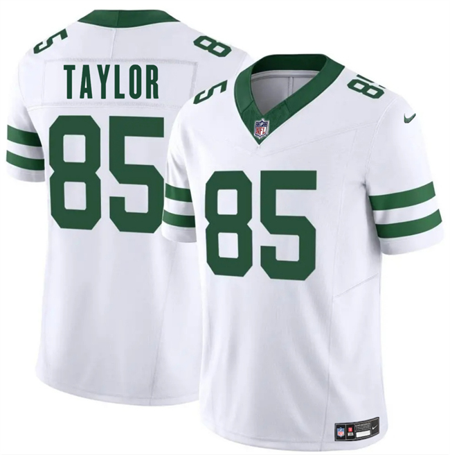 Youth New York Jets #85 Mason Taylor White 2025 Draft F.U.S.E. Vapor Untouchable Limited Stitched Jersey