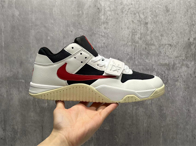 Men's Running Weapon Travis Scott x Jordan Jumpman Jack TR Travis White/Black Shoes 016